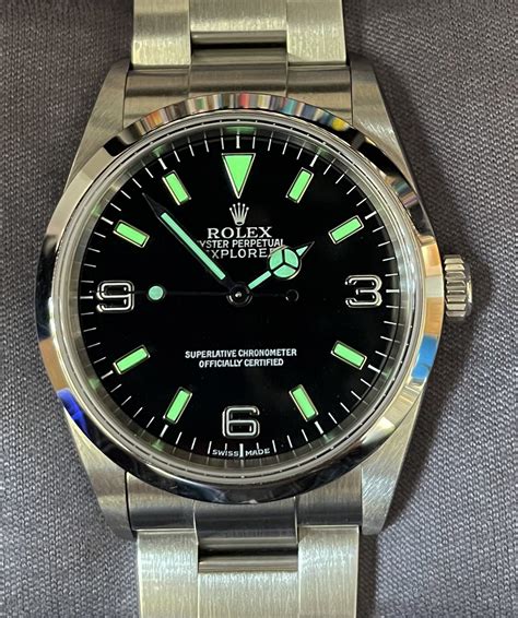 114270 rolex lume